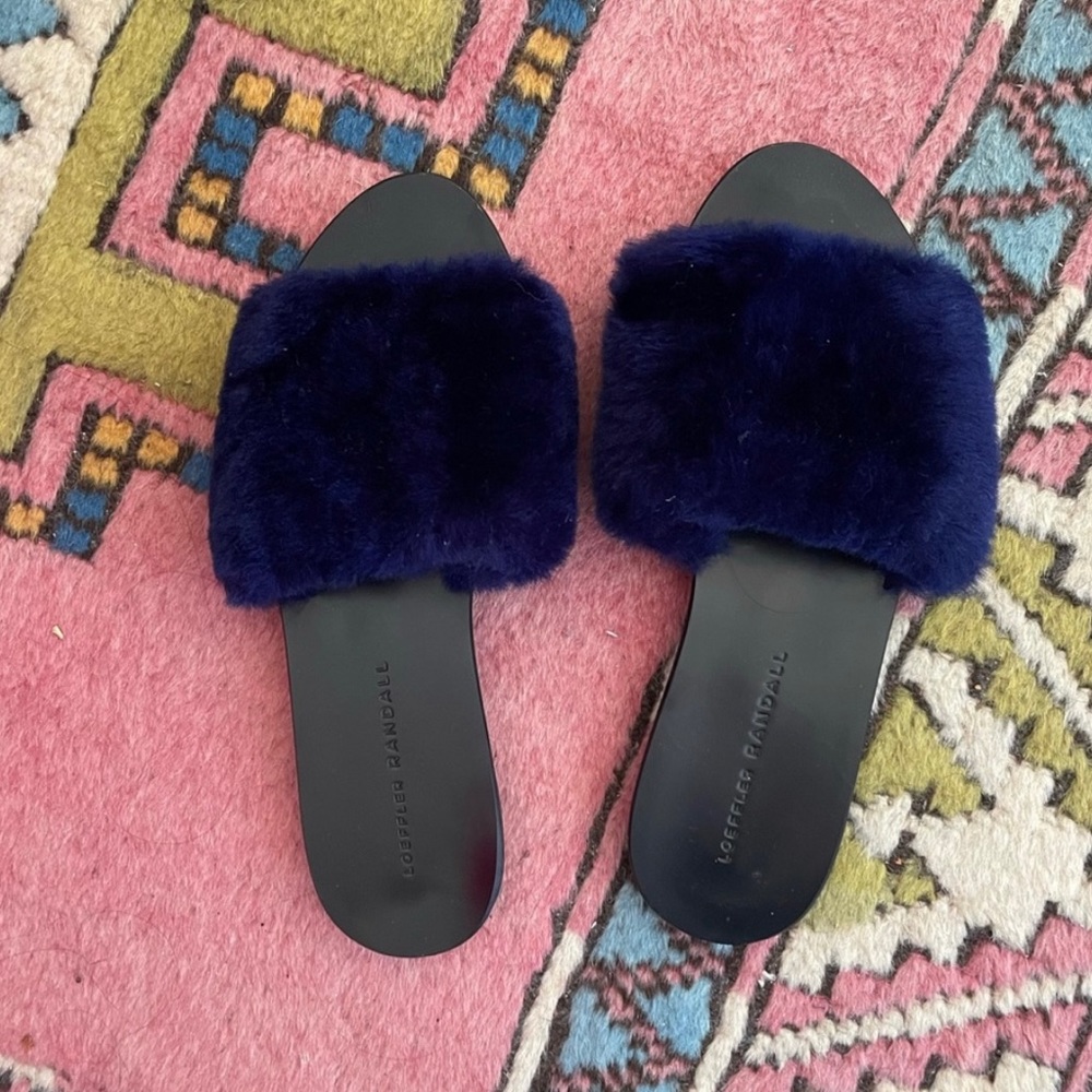 Loeffler Randall Shearling Sandals